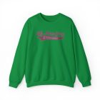 A green sweatshirt with the words " all things possible ".