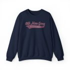 A navy blue sweatshirt with the words " old miss bess ".