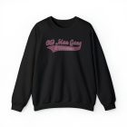 A black sweatshirt with the words old miss gang on it.